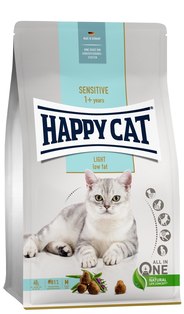 HAPPY CAT SENSITIVE LIGHT 4 Kg.