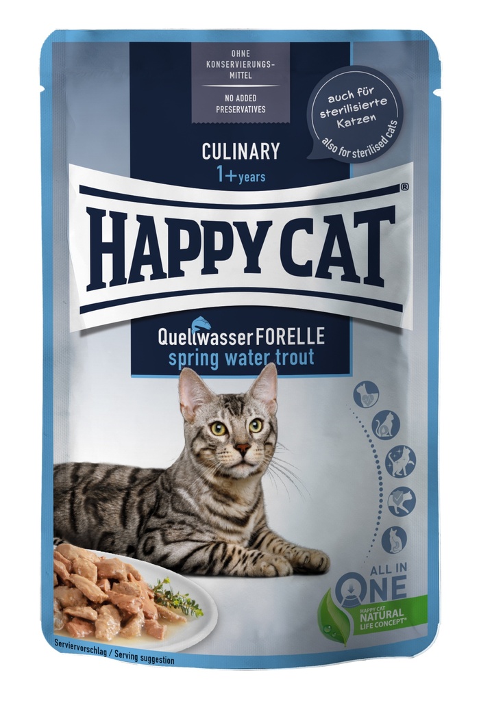 [4001967141290] HAPPY CAT POUCH CULINARY TRUCHA 85gr