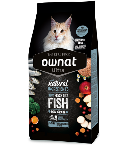 OWNAT ULTRA CAT MATURE STERIL. FISH 3 Kg.