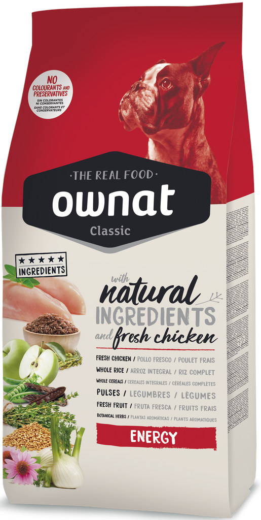 [8429037016082] OWNAT CLASSIC ENERGY 20 Kg.