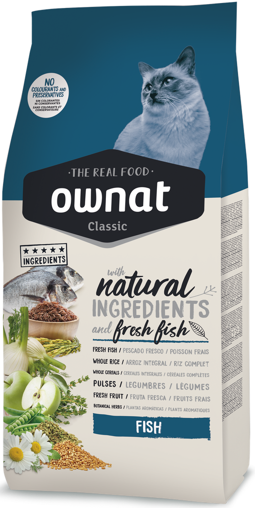 [8429037016242] OWNAT CLASSIC GATO FISH 4 Kg.