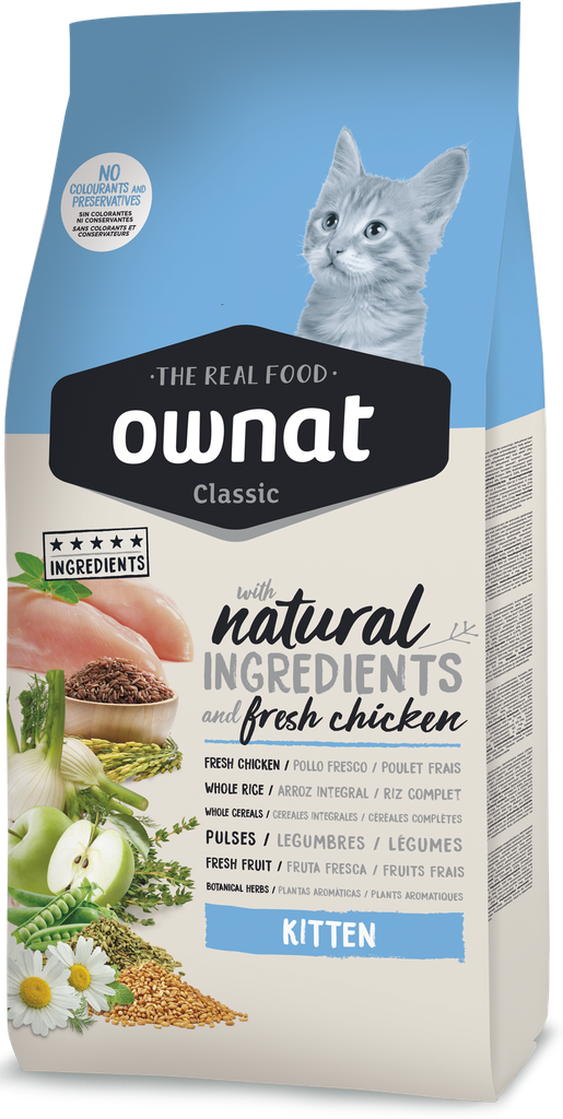 OWNAT CAT CLASSIC KITTEN 4 Kg.