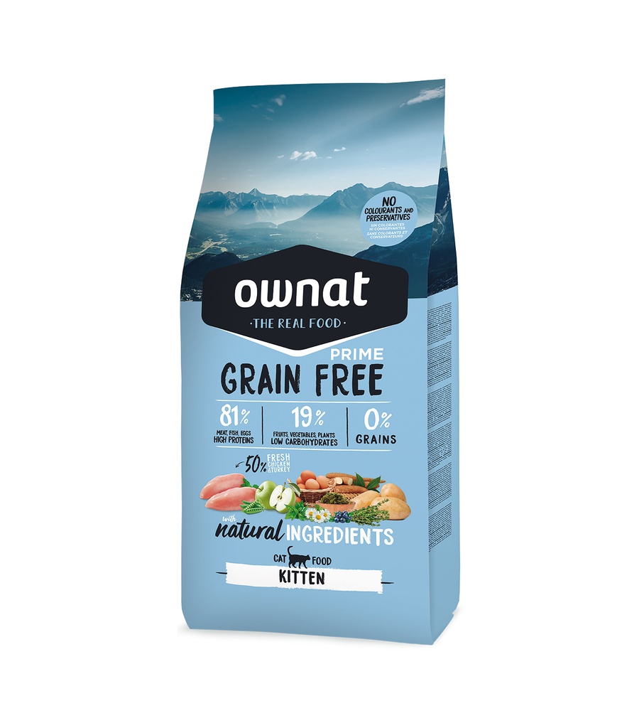 [8429037016600] OWNAT PRIME GRAIN FREE KITTEN 3 Kg.